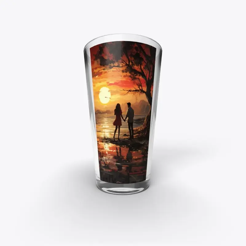 BEAUTIFUL PINT GLASS